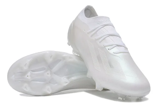 Adidas X Speedflow Chaussures de football blanches pour terrain ferme 3