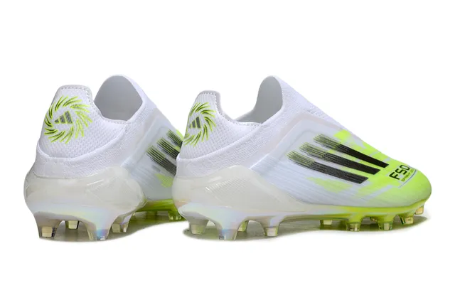 Adidas X Speedflow White Neon Lime Green Firm-Ground Sapatos de futebol 5