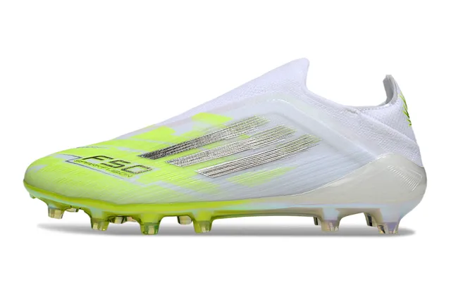 Adidas X Speedflow White Neon Lime Green Firm-Ground Sapatos de futebol 7