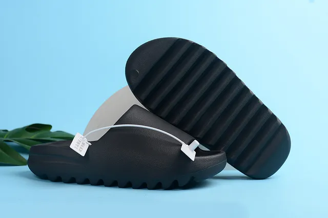 Adidas Yeezy Slide Black Matte Molded Slippers 6