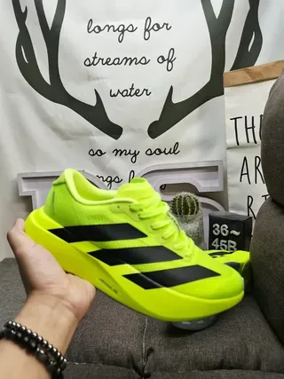 Adidas Jaune Noir Upper Tricoté Panneau Latéral à Trois Rayures Lifestyle Sneakers 5