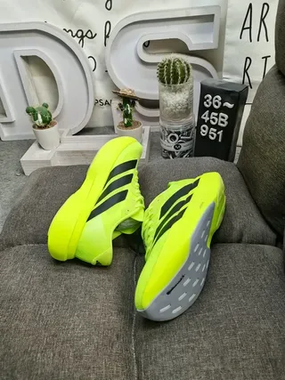 Adidas Jaune Noir Upper Tricoté Panneau Latéral à Trois Rayures Lifestyle Sneakers 6