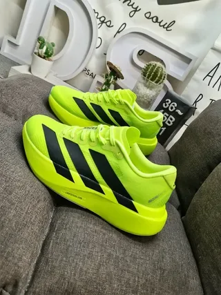 Adidas Jaune Noir Upper Tricoté Panneau Latéral à Trois Rayures Lifestyle Sneakers 7