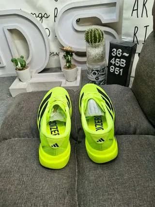Adidas Jaune Noir Upper Tricoté Panneau Latéral à Trois Rayures Lifestyle Sneakers 8