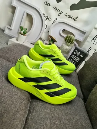 Adidas Jaune Noir Upper Tricoté Panneau Latéral à Trois Rayures Lifestyle Sneakers 9