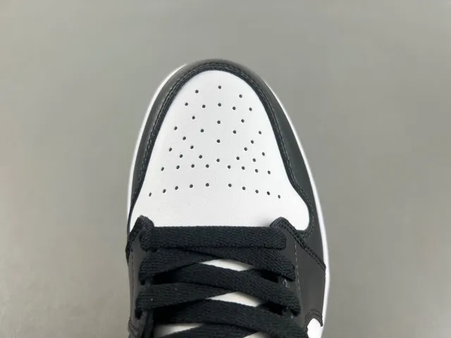 Air Jordan 1 High Plata metálica Negro Blanco zapatillas de baloncesto 6