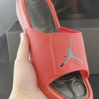 Air Jordan 1 Slide 红黑色拖鞋