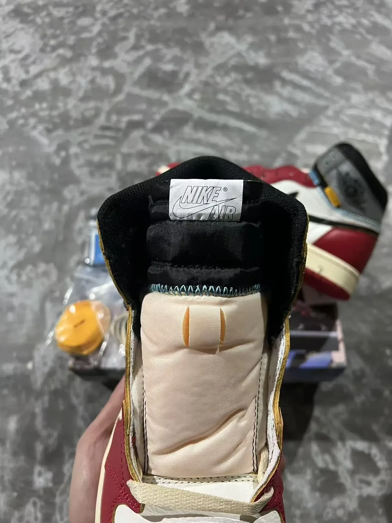 Air Jordan 1 Union Los Angeles Red White Black Basketball Shoes 5