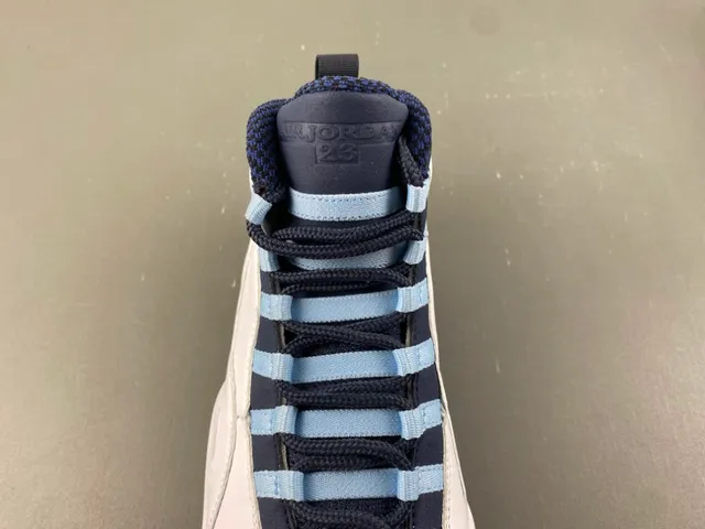 Air Jordan 10 白色海军蓝浅蓝色篮球鞋 6