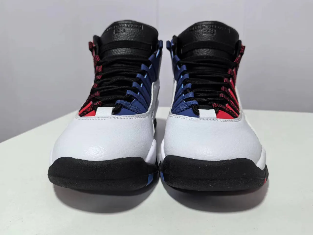 Zapatillas de baloncesto Air Jordan 10 blanco rojo negro 2