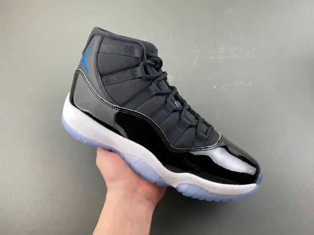Air Jordan 11 Black Concord Basketball Shoes 1