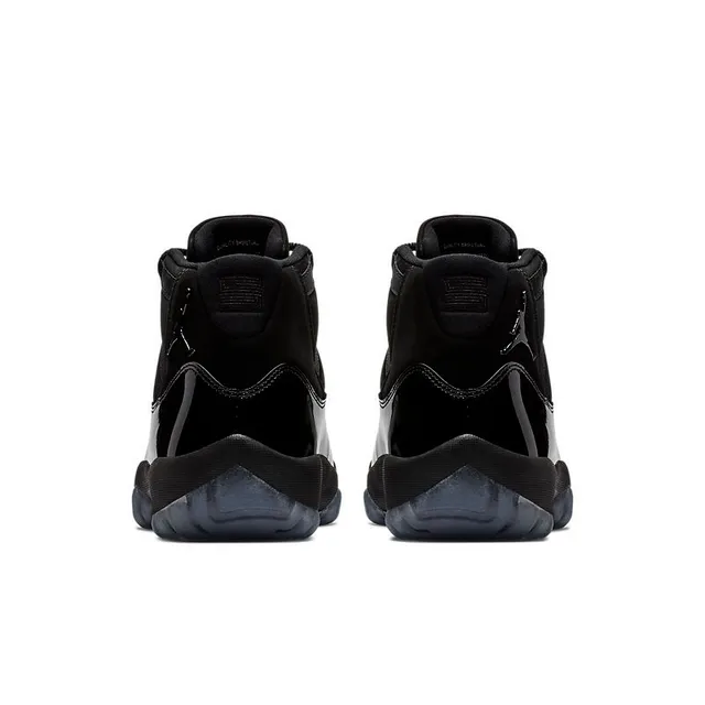 Tênis de basquete Air Jordan 11 em couro envernizado preto 2
