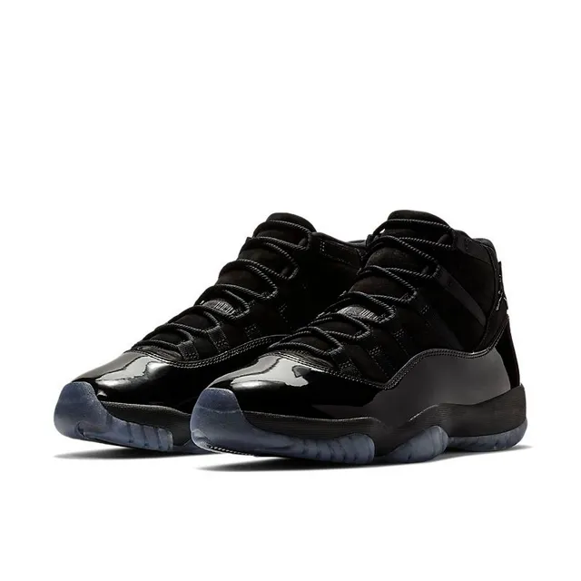Tênis de basquete Air Jordan 11 em couro envernizado preto 3