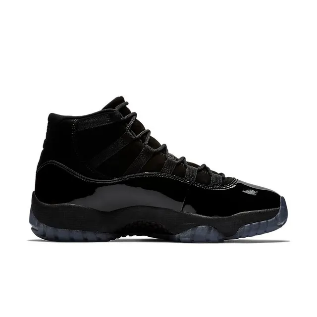 Tênis de basquete Air Jordan 11 em couro envernizado preto 5