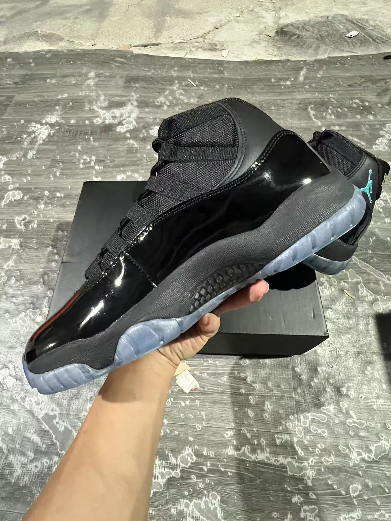 Air Jordan 11 Black Teal Chaussures de basketball 5
