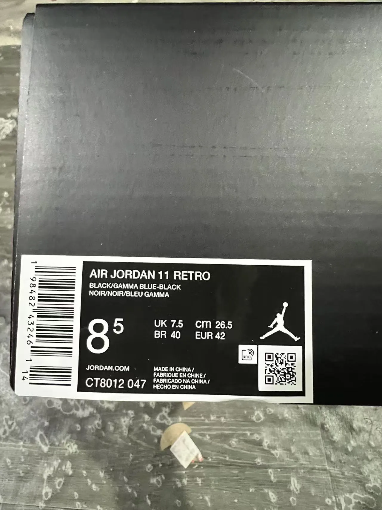 Air Jordan 11 Black Teal Chaussures de basketball 10