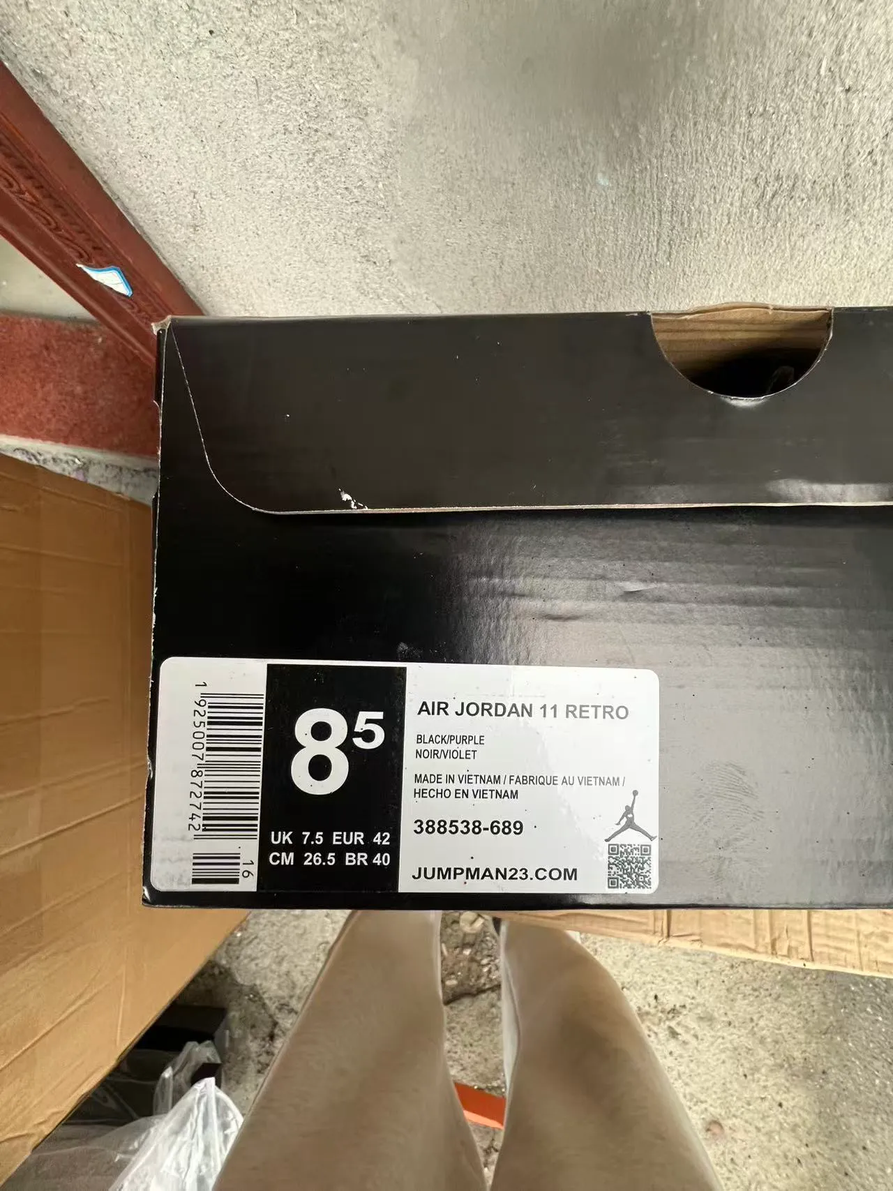 Air Jordan 11 রয়্যাল ব্লু পেটেন্ট লেদার বাস্কেটবল জুতো 10