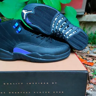 Air Jordan 12 黑色皇家蓝篮球鞋