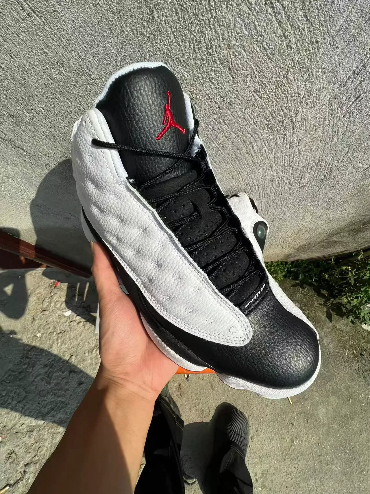 Air Jordan 13 White Black Red Basketball Shoes 2