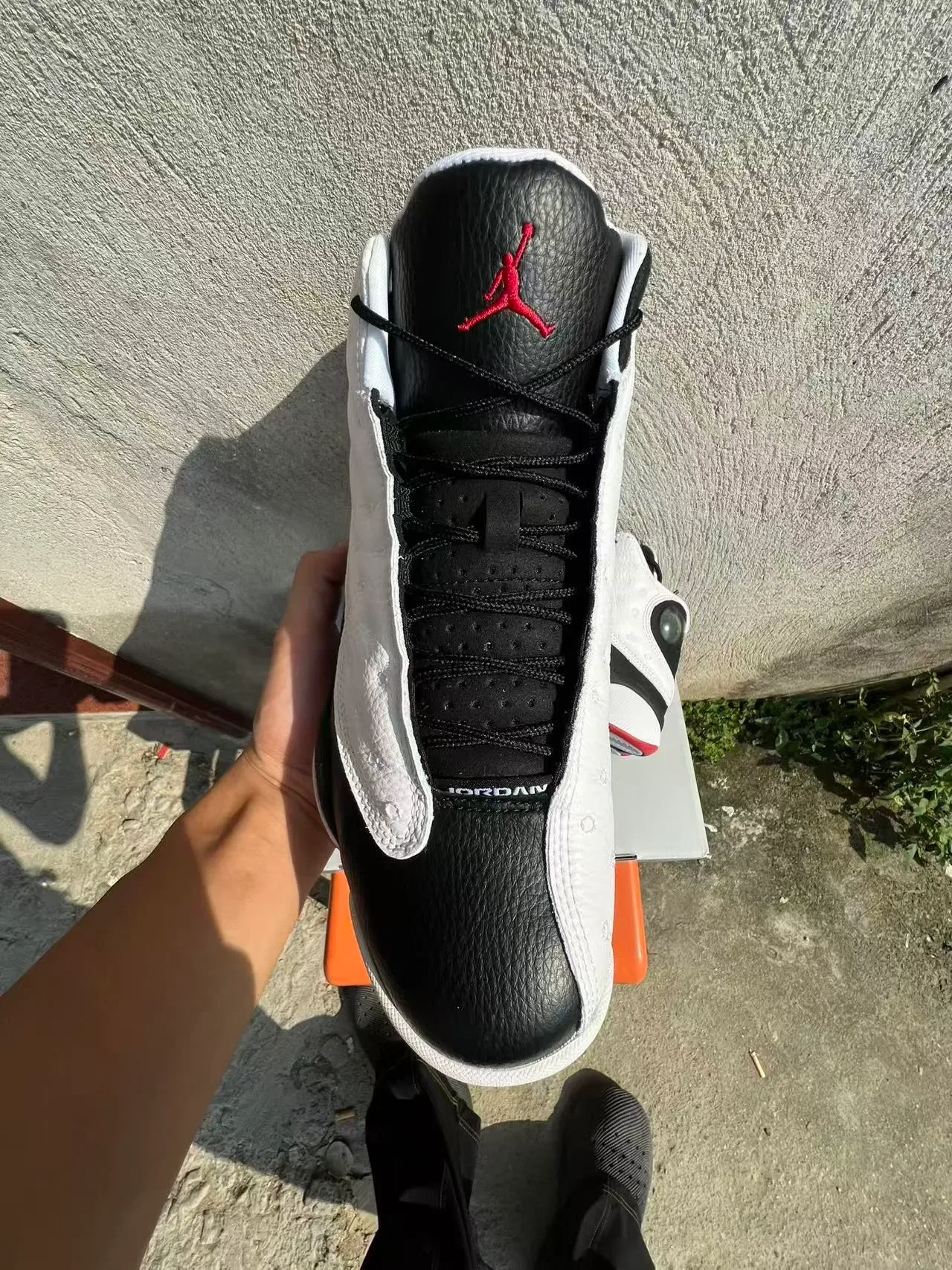 Air Jordan 13 White Black Red Basketball Shoes 3