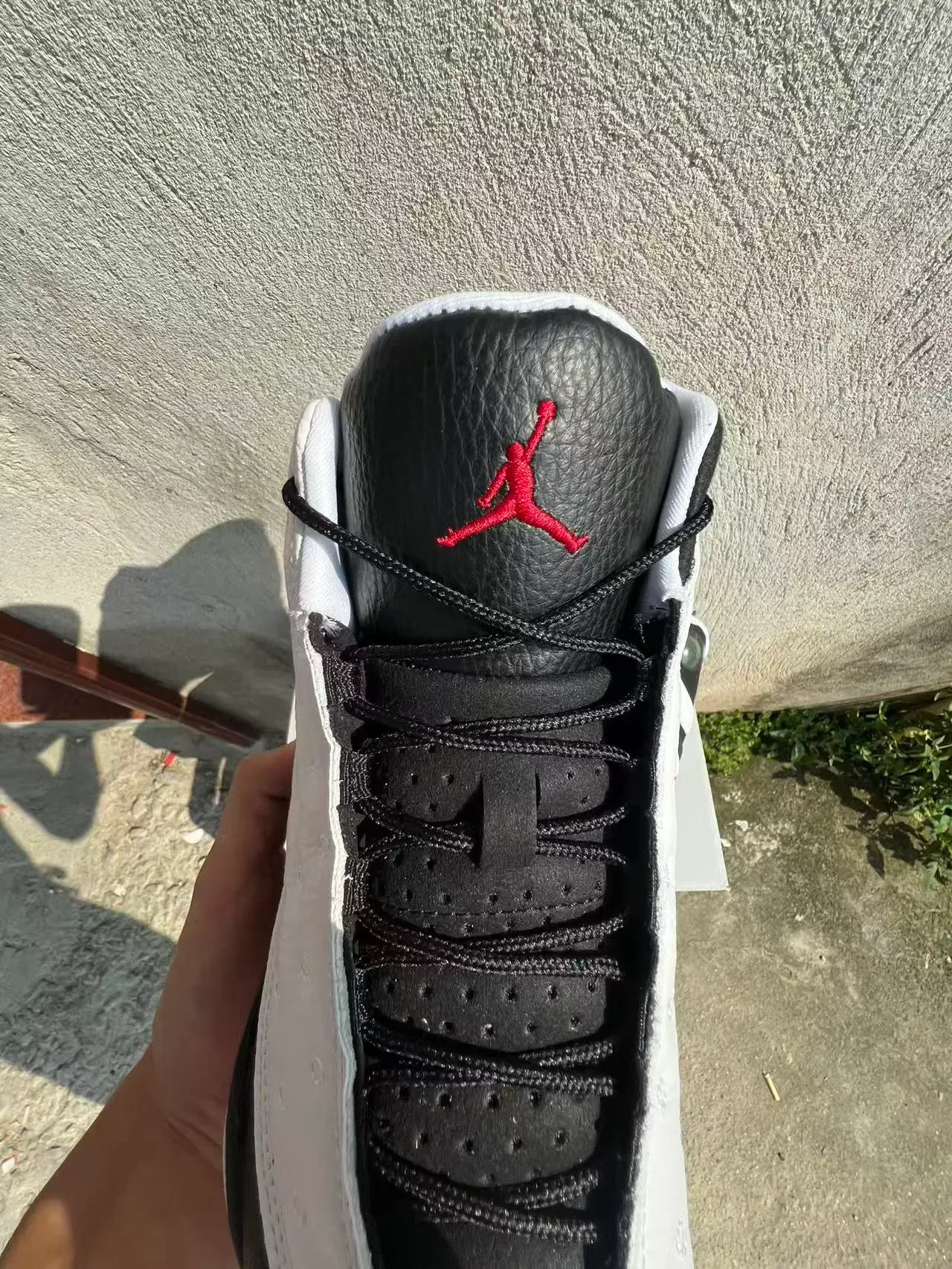Air Jordan 13 White Black Red Basketball Shoes 4