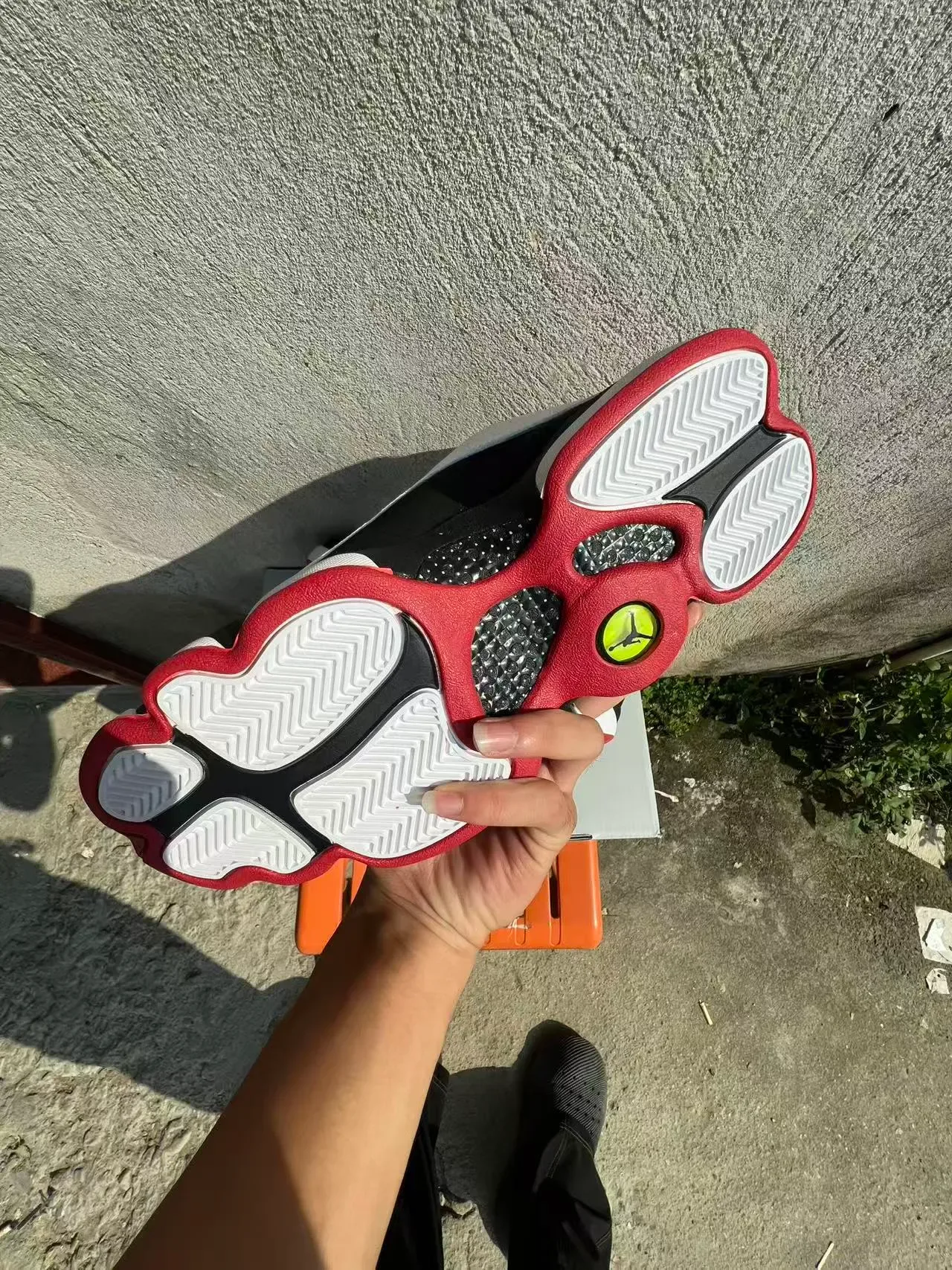Air Jordan 13 White Black Red Basketball Shoes 6
