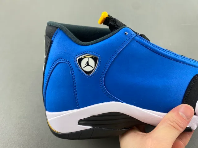 Air Jordan 14 Royal Blue Black White Basketball Shoes 3