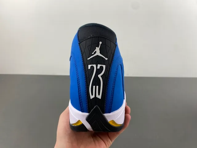 Air Jordan 14 Royal Blue Black White Basketball Shoes 4