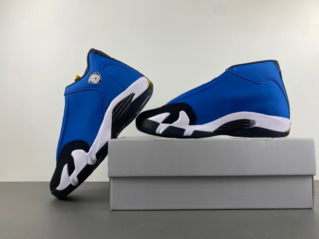 Air Jordan 14 Royal Blue Black White Basketball Shoes 14