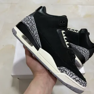 Zapatillas de baloncesto Air Jordan 3 Black Elephant