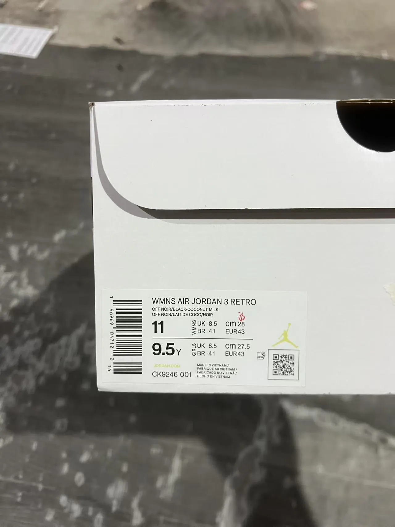 Air Jordan 3 Zapatos de Baloncesto con estampado de elefante negro 10