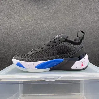 Air Jordan 37 কালো নীল নিট আপার স্কাল্পটেড মিডসোল বাস্কেটবল জুতো