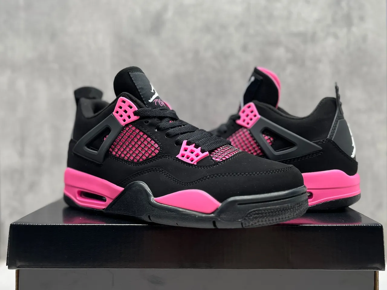 Zapatillas de baloncesto Air Jordan 4 Pantera Rosa Negra 3