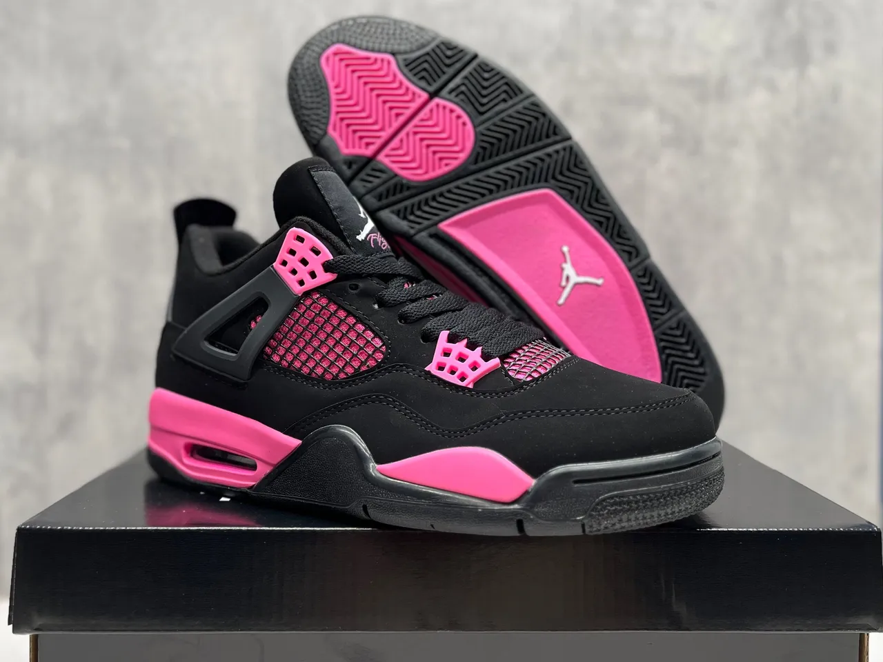 Zapatillas de baloncesto Air Jordan 4 Pantera Rosa Negra 5