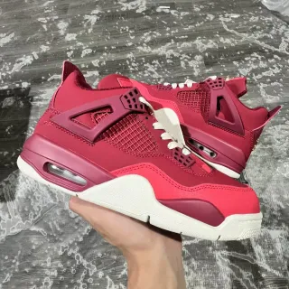 Zapatillas de baloncesto Air Jordan 4 Retro rosa intenso