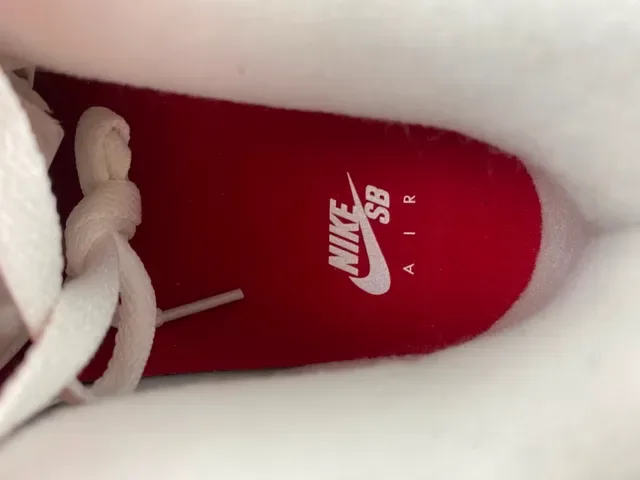 Air Jordan 4 Zapatos de Baloncesto Blancos Rojos Goma 7