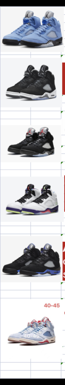 Air Jordan 5 chaussures de basketball blanc violet vert fluo 10