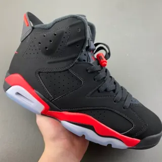Tênis de basquete Air Jordan 6 preto vermelho branco