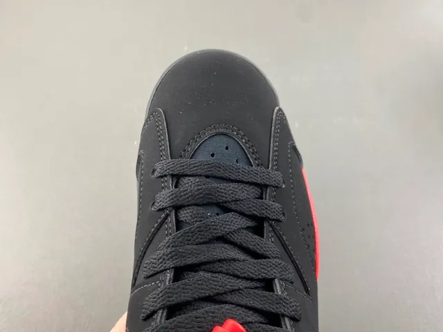 Tênis de basquete Air Jordan 6 preto vermelho branco 5