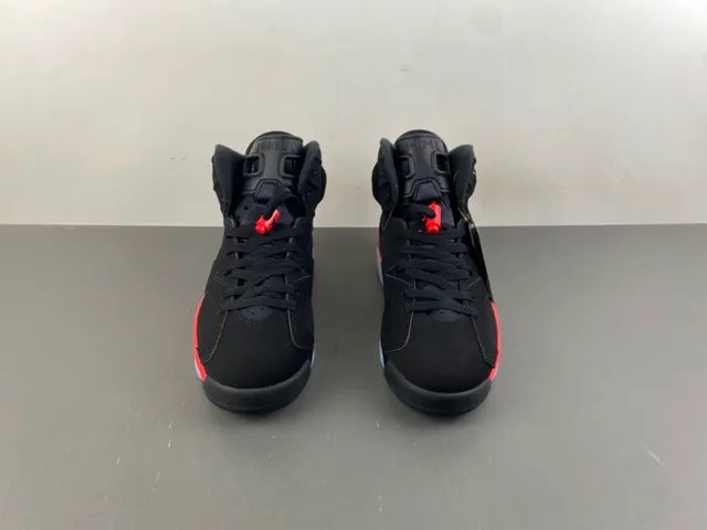 Tênis de basquete Air Jordan 6 preto vermelho branco 11
