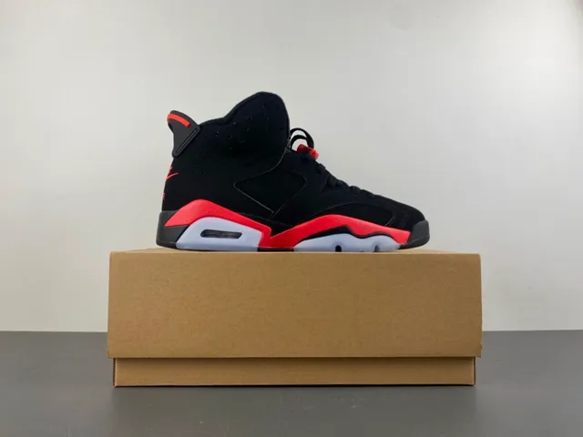 Tênis de basquete Air Jordan 6 preto vermelho branco 15