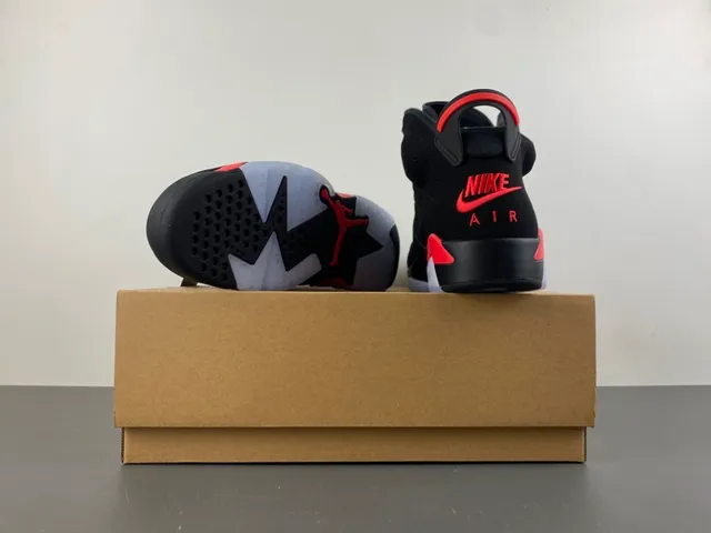 Tênis de basquete Air Jordan 6 preto vermelho branco 16