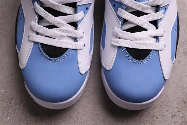 Air Jordan 6 সাদা হালকা নীল কালো বাস্কেটবল জুতা 6