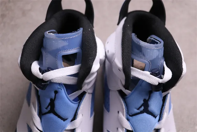 Air Jordan 6 সাদা হালকা নীল কালো বাস্কেটবল জুতা 7