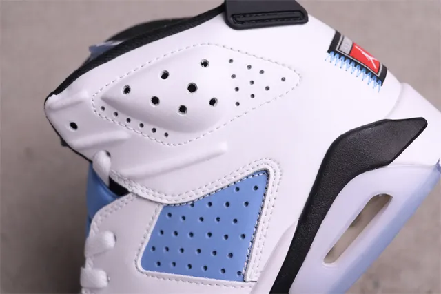 Air Jordan 6 সাদা হালকা নীল কালো বাস্কেটবল জুতা 8