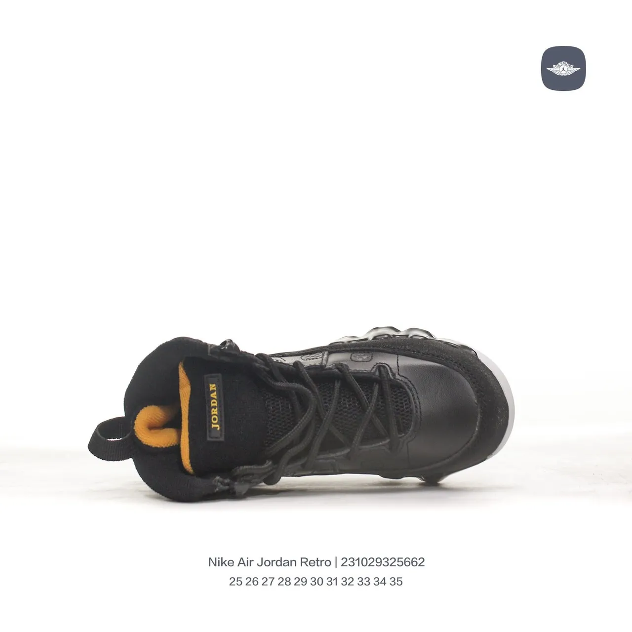Tênis de basquete Air Jordan 9 Retro branco bordô amarelo 17