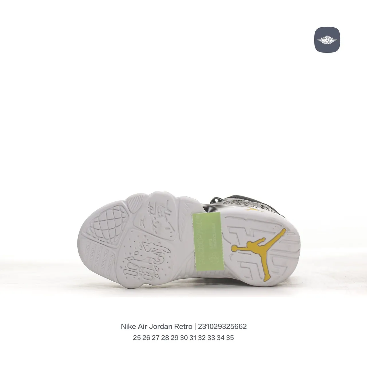Tênis de basquete Air Jordan 9 Retro branco bordô amarelo 19