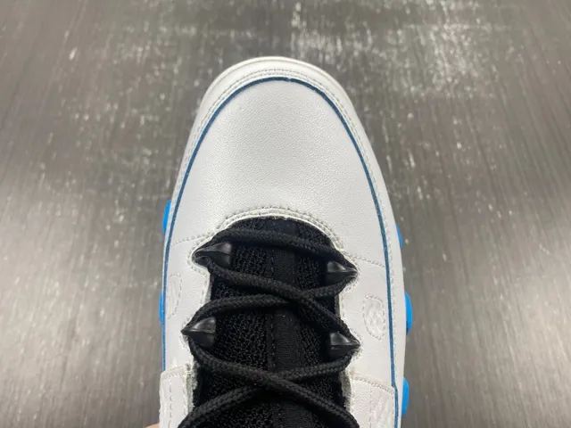 Air Jordan 9 Zapatillas de baloncesto blanco azul negro 9