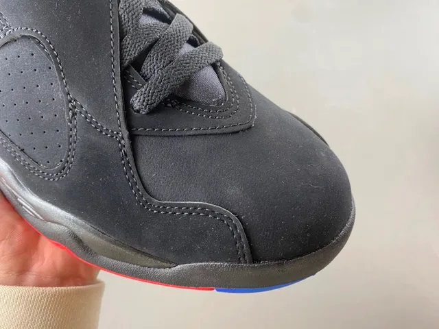 Air Jordan Chaussures de Basket Noir et Rouge Hautes à Sangle 2