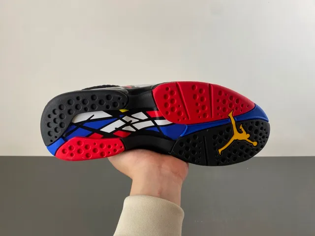 Air Jordan Chaussures de Basket Noir et Rouge Hautes à Sangle 9